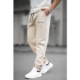 Madmext 6521 Bej Erkek Eşofman Altı