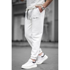 Madmext 6521 Beyaz Erkek Eşofman Altı