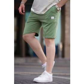 Madmext 6528 Haki Erkek Basic Şort