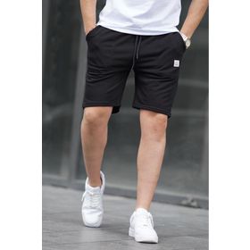 Madmext 6528 Siyah Erkek Basic Şort