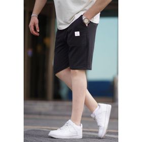 Madmext 6528 Siyah Erkek Basic Şort