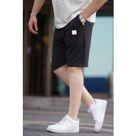 Madmext 6528 Siyah Erkek Basic Şort