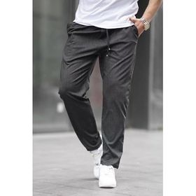 Madmext 6531 Siyah Düz Paça Erkek Pantolon