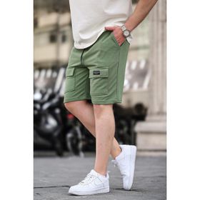 Madmext 6533 Haki Erkek Basic Şort
