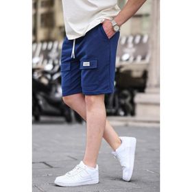 Madmext 6533 Lacivert Erkek Basic Şort