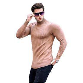 Madmext 6857 Camel Erkek Kazak