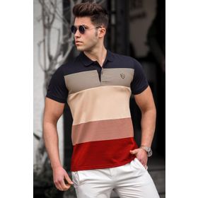 Madmext 9280 Siyah Polo Yaka Erkek T-shirt