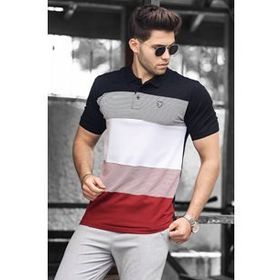 Madmext 9280 Siyah Polo Yaka Erkek T-shirt