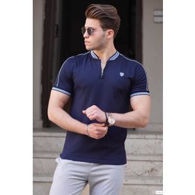 Madmext 9281 Lacivert Erkek T-shirt