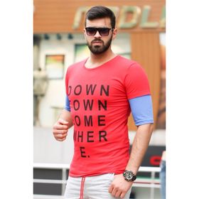Madmext MAD4010 Kırmızı Erkek T-shirt
