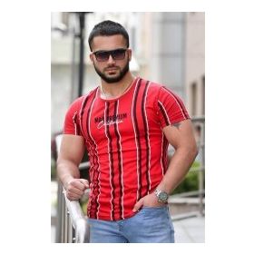 Madmext MAD4048 Kırmızı Erkek T-shirt