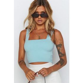 Madmext MG1010 Mad Girls Bebe Mavisi Crop