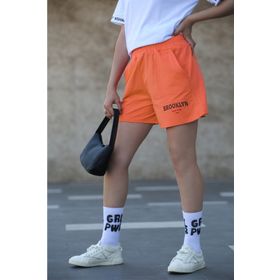 Madmext MG1108 Turuncu Mad Girls Kadın Şort