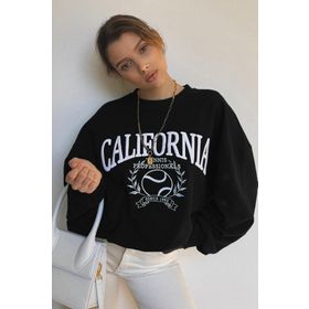Madmext MG1112 Siyah Mad Girls Sweatshirt
