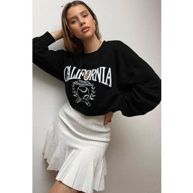 Madmext MG1112 Siyah Mad Girls Sweatshirt