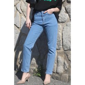 Madmext MG1162 Mad Girls Mavi Mom Jean