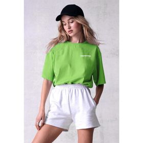 Madmext MG1197 Mad Girls Lila Baskılı T-Shirt