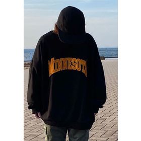 Madmext MG1268 Siyah Mad Girls Sweatshirt