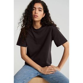 Madmext MG1284 Mad Girls Siyah Kadın T-shirt