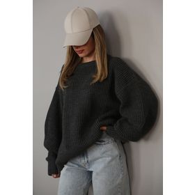 Madmext MG1304 Füme Basic Triko Kadın Kazak