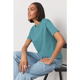 Madmext MG1351 Mad Girls Mavi Kadın T-shirt