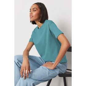 Madmext MG1351 Mad Girls Mavi Kadın T-shirt
