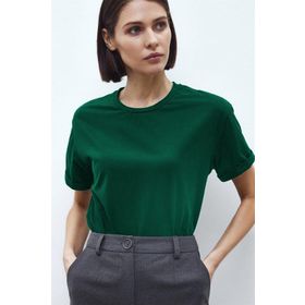 Madmext MG1351 Mad Girls Mavi Kadın T-shirt