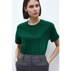 Madmext MG1351 Mad Girls Mavi Kadın T-shirt