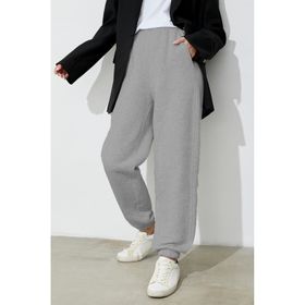 Madmext MG1353 Kadın Gri Comfort Fit Eşofman Altı
