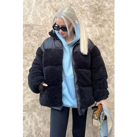 Madmext MG1371 Peluş Oversize Mont