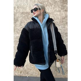 Madmext MG1371 Peluş Oversize Mont