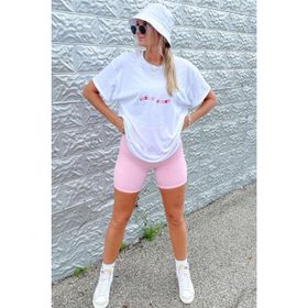 Madmext MG1517 Mint Yeşili Baskılı Oversize Kadın T-shirt