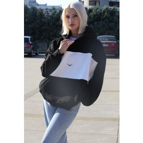Madmext MG1544 Bloklu Şardonlu Sweatshirt