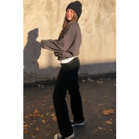 Madmext MG1559 Bisiklet Yaka Basic Sweatshirt