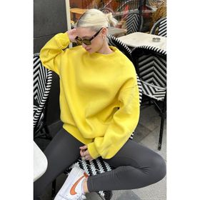 Madmext MG1559 Sarı Kadın Sweatshirt