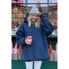 Madmext MG1566 Bej Kadın Sweatshirt