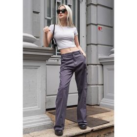 Madmext MG1601 Füme Kadın Pantolon