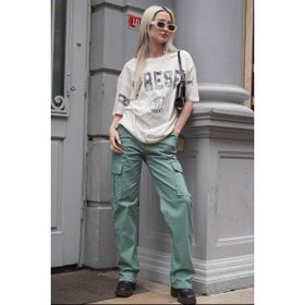 Madmext MG1602 Mint Yeşili Kadın Pantolon