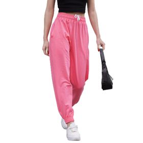 Madmext MG1635 Fuşya Comfort Fit Basic Kadın Eşofman Altı