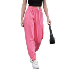 Madmext MG1635 Fuşya Comfort Fit Basic Kadın Eşofman Altı