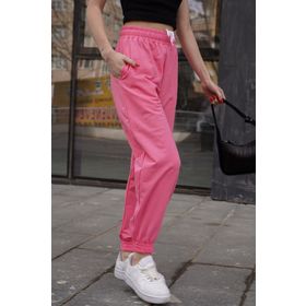 Madmext MG1635 Fuşya Comfort Fit Basic Kadın Eşofman Altı