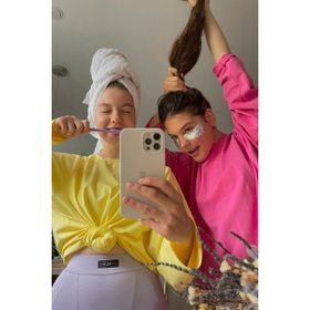 Madmext MG1676 Sarı Basic Bisiklet Yaka Kadın Sweatshirt