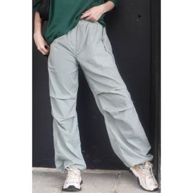 Madmext MG1726 Mint Yeşili Paraşüt Jogger Kadın Pantolon