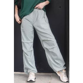 Madmext MG1726 Mint Yeşili Paraşüt Jogger Kadın Pantolon
