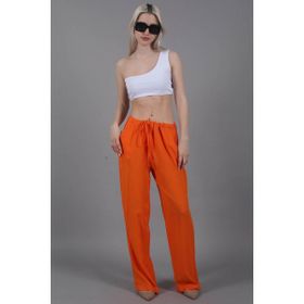 Madmext MG1778 Turuncu Kadın Pantolon