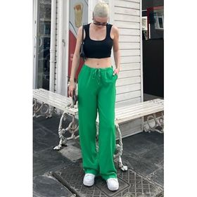 Madmext MG1778 Zümrüt Yeşili Kadın Pantolon
