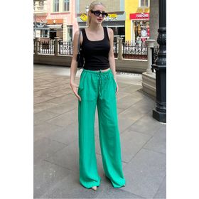 Madmext MG1882 Yeşil Kadın Pantolon