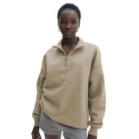 Madmext MG1933 Bej Kadın Sweatshirt