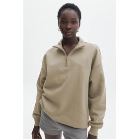 Madmext MG1933 Bej Kadın Sweatshirt