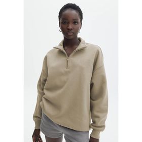 Madmext MG1933 Bej Kadın Sweatshirt